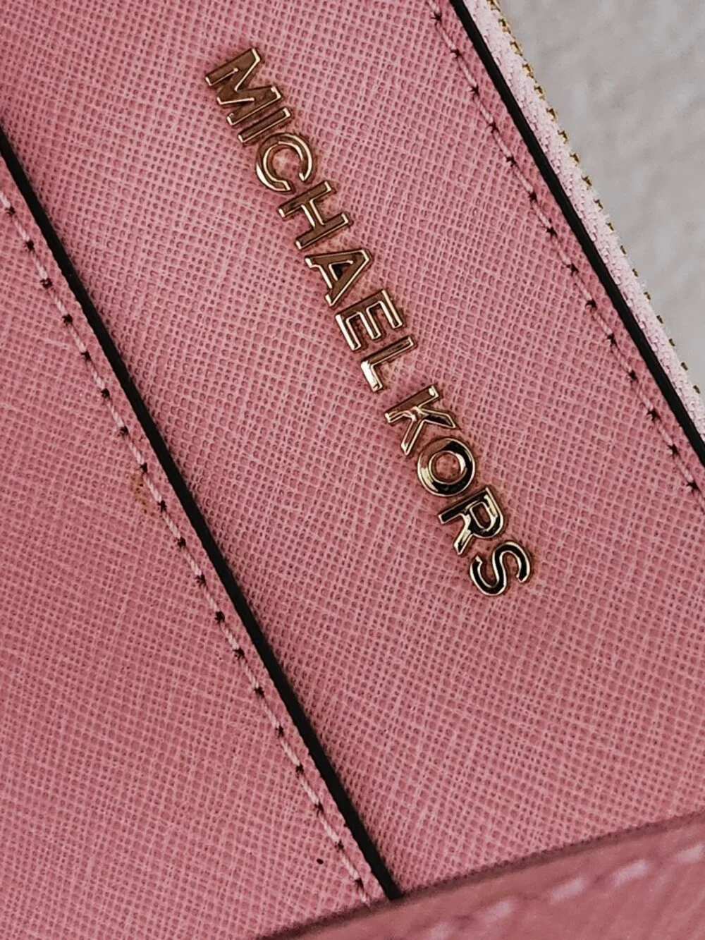 Like New Michael Kors Ciara Pink Shoulder Bag Tote Purse